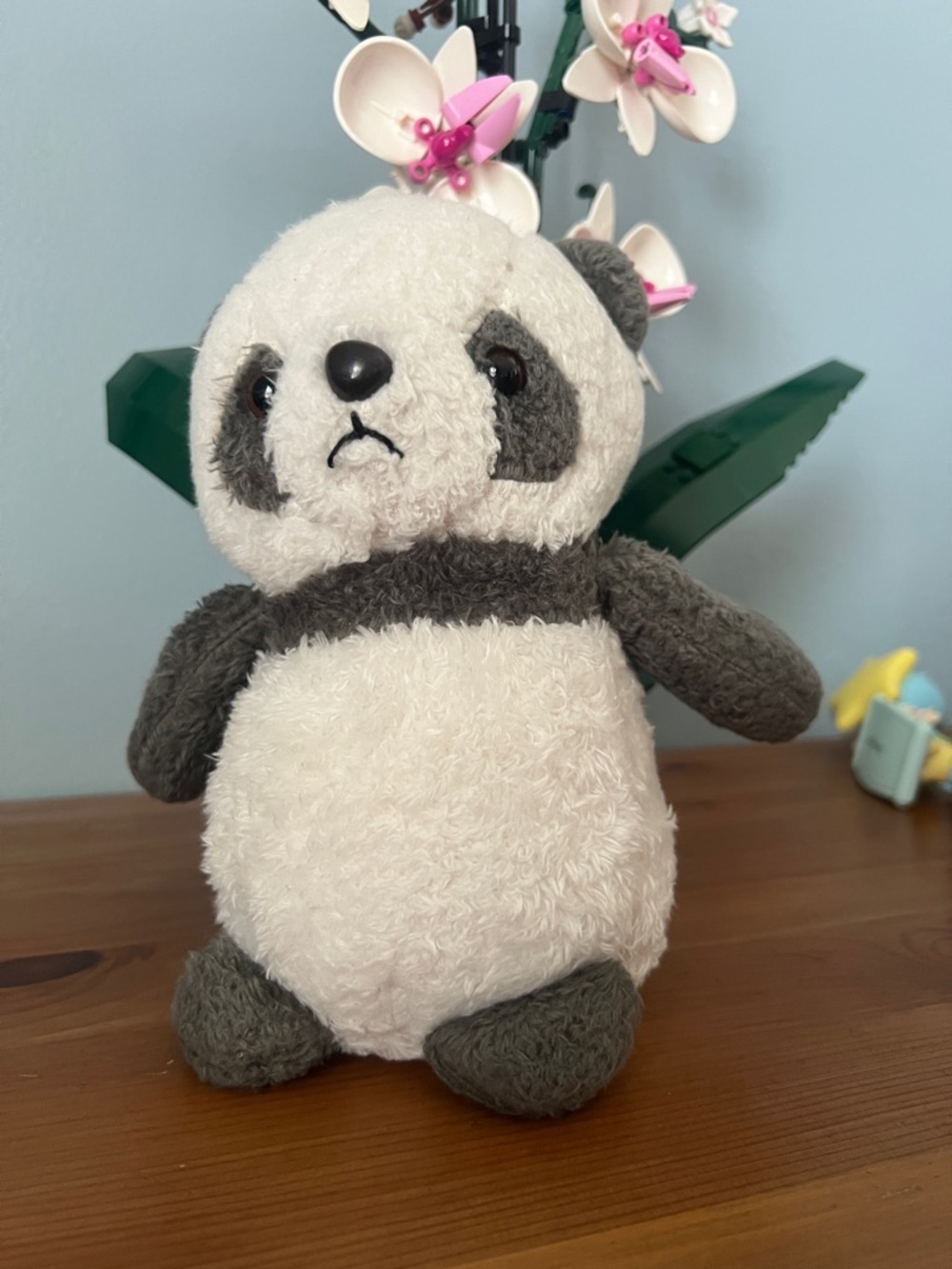 Plush Panda Stuffed Animal - White & Gray